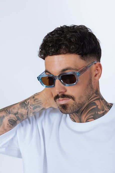 Chunky Retro Square Sunglasses - Image 1