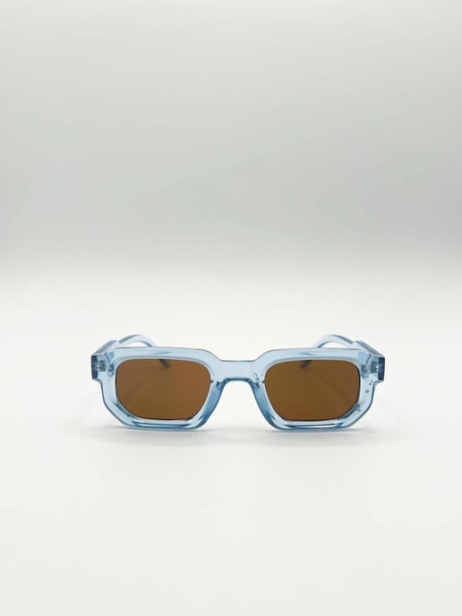 Chunky Retro Square Sunglasses - Image 3