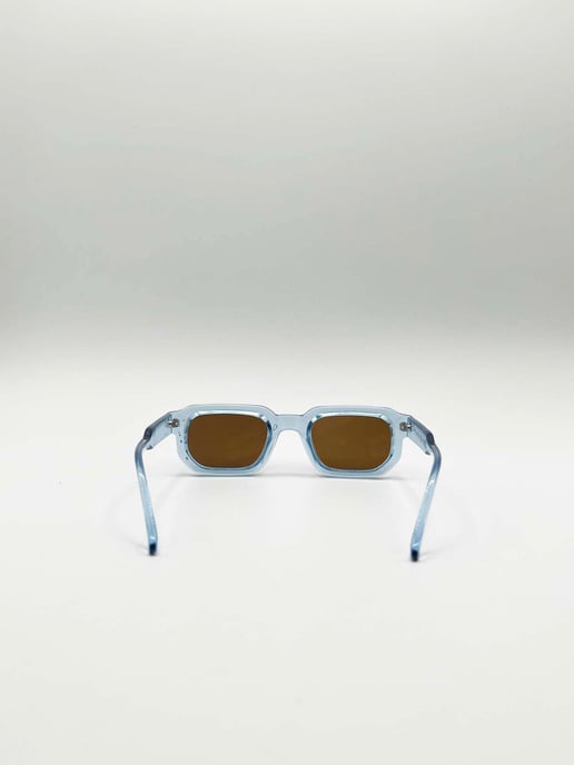 Chunky Retro Square Sunglasses - Image 5