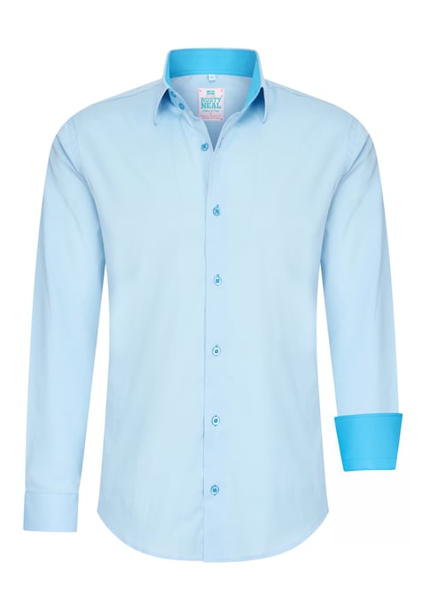 Pastelkleurig overhemd S - 6XL Slim Fit Katoenen stretch - Image 1