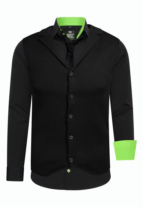 Shirt with vest and tie 3 piece set - Image 1