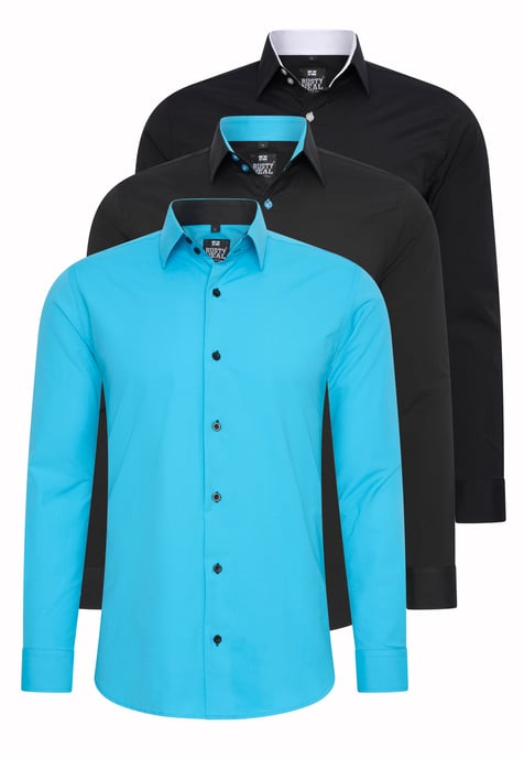 Set van 3 zakelijke overhemden - Image 1