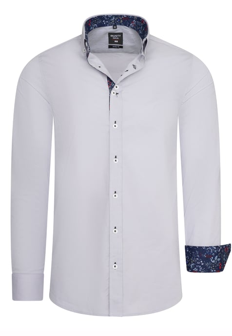 Casual shirt with floral pattern - Image 1