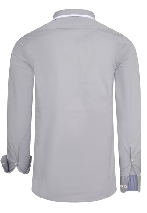 Stretch casual shirt with double collar - Image 2