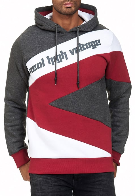 Hoodie met contrasterende kleurblokken - Image 2