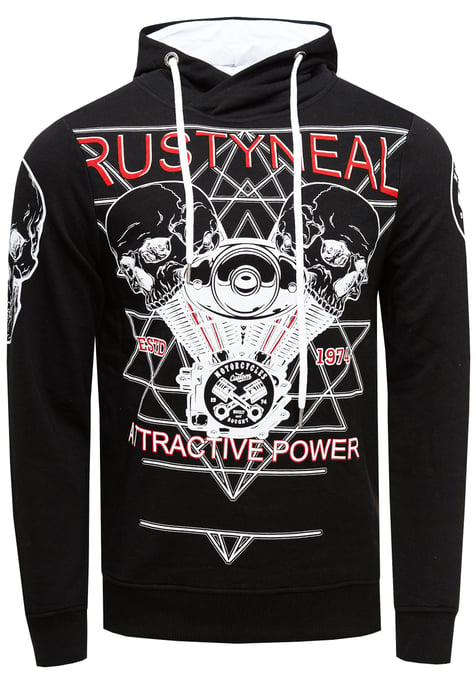Sweatshirt met rockerprint - Image 1