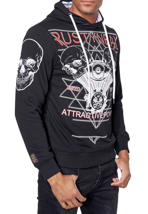 Sweatshirt met rockerprint - Image 3