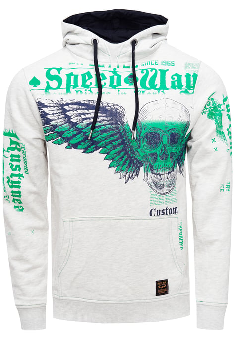 Streetwear "FLYING SKULL" trui - Image 1