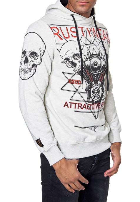 Sweatshirt met rockerprint - Image 3