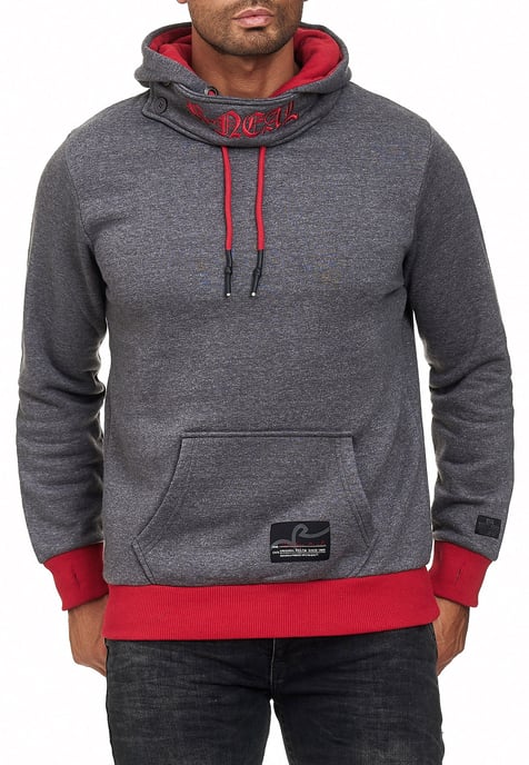 Sweatshirt met hoge kraag en capuchon - Image 3