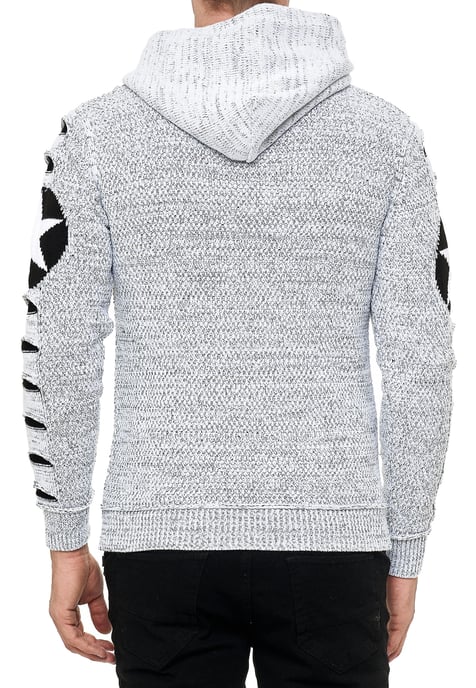 Grof gebreide hoodie - Image 4