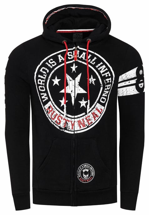 Sweatvest met prints aan de voorkant - Image 1