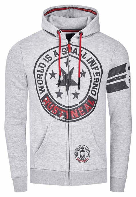 Sweat Jacket with Front Prints - Image 1