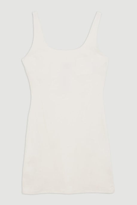 Stretch Cotton Jersey Strappy Mini Dress - Image 4