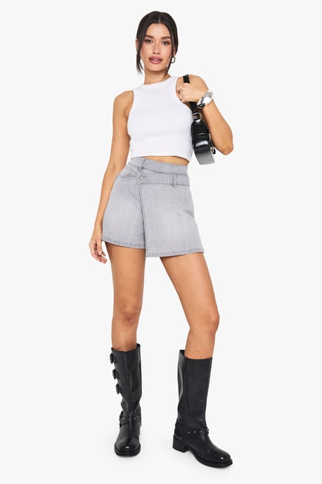 Tall Denim Skort - Image 3