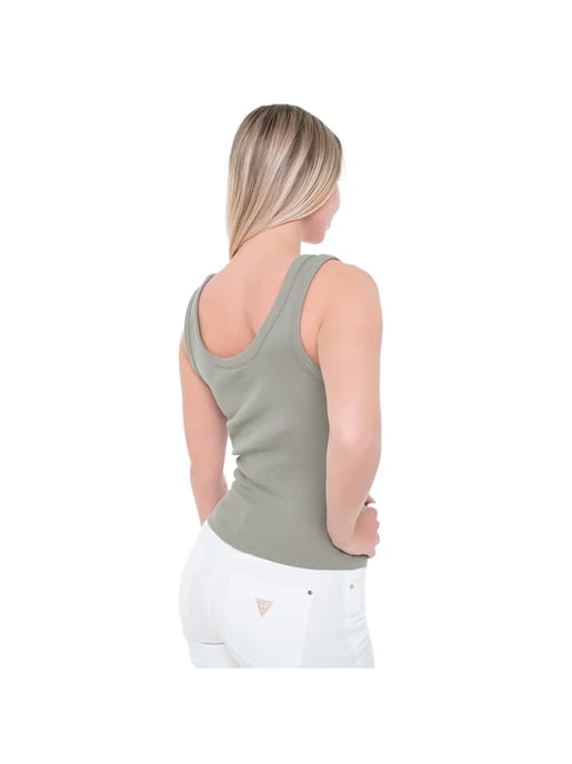 Guess dames tanktop met driehoekige print - Image 3