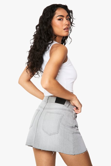 Denim Mini Skirt - Image 2