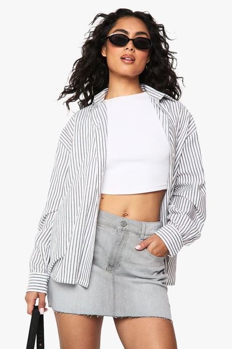 Denim Mini Skirt - Image 3