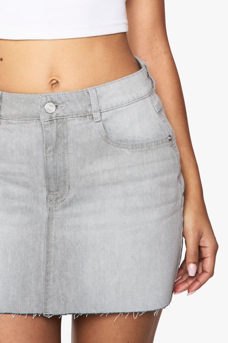 Denim Mini Skirt - Image 4