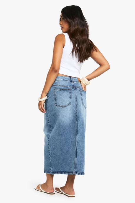 Petite Denim Midaxi Skirt - Image 2