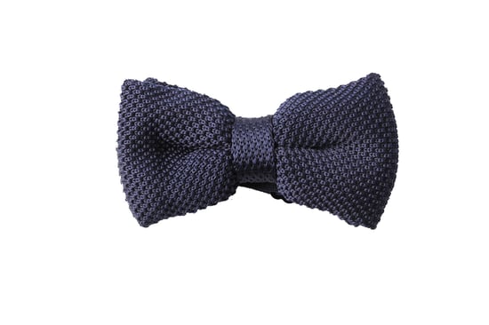 Navy Crochet Bow Tie - Image 2