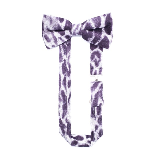 Purple Fluffy Box Tie - Image 5