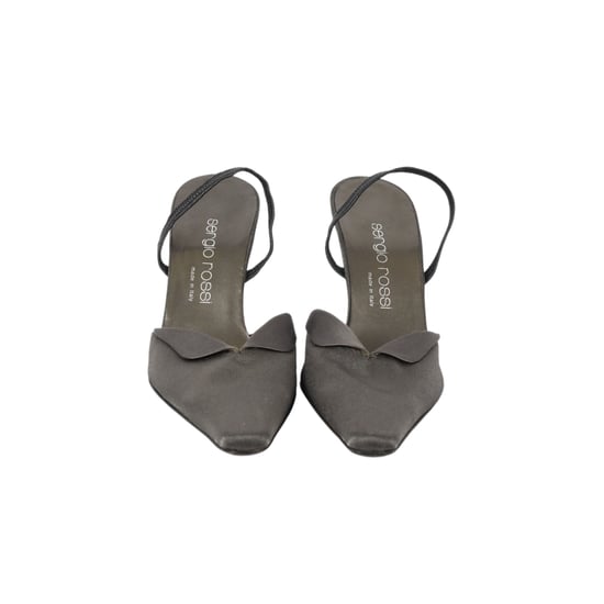 Sergio Rossi Slingback Mule Heels – 00-talet - Image 2