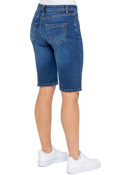 Enzo | Womens Long Denim Shorts - Image 5