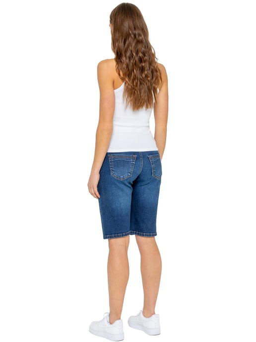 Enzo | Womens Long Denim Shorts - Image 6