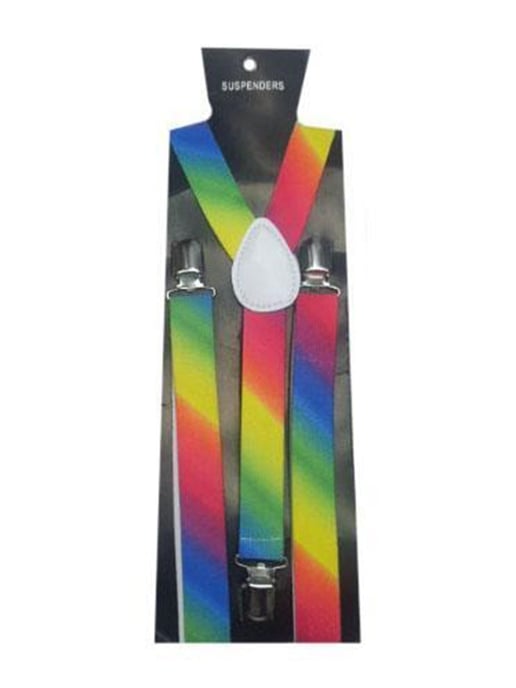 Rainbow Vertical Stripe Braces - Image 3