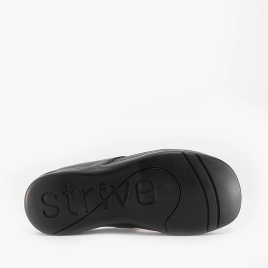 Strive Maui Womens Leather Toe Post Sandals Black - Image 2