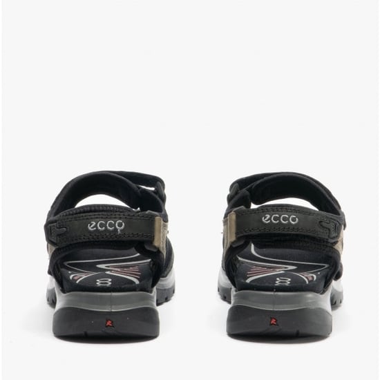 Ecco Offroad Womens Leather Outdoor Sandals Black/mole - Image 5