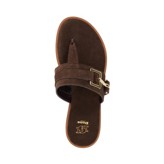 Dune Ladies Lotica - Toe Post Sandal With Metal Buckle - Image 4