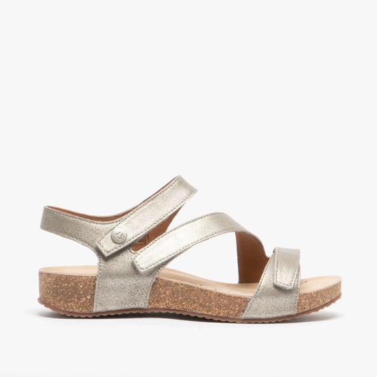 Josef Seibel Tonga 25 Dames Leren Klittenbandsandalen Kristal - Image 1