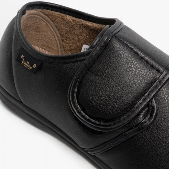 Dr Keller Chris Mens Full Slippers Black - Image 4