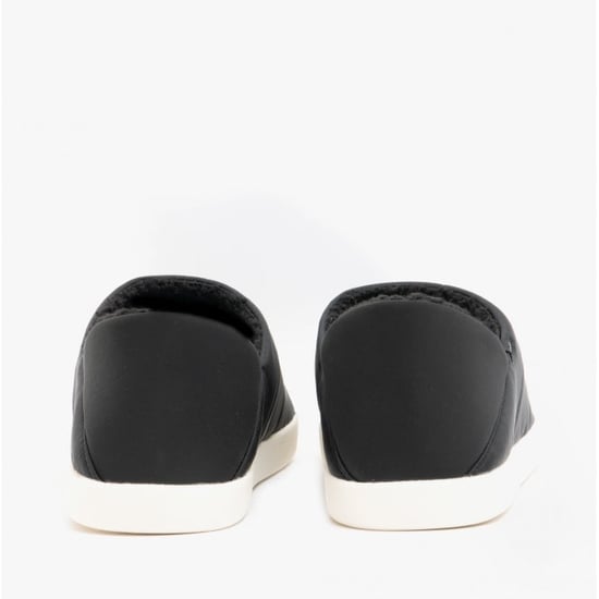 Toms Ezra Cotton Felt Fleece Mens Slippers Black - Image 3