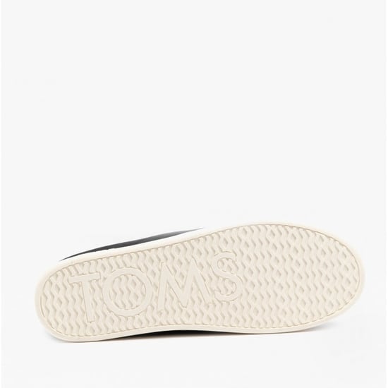 Toms Ezra Cotton Felt Fleece Mens Slippers Black - Image 5