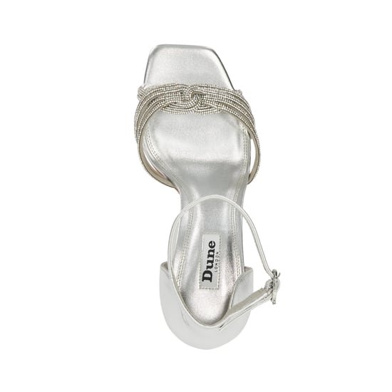 Dune Ladies Militant - Embellished Ankle Strap Heeled Sandals - Image 4