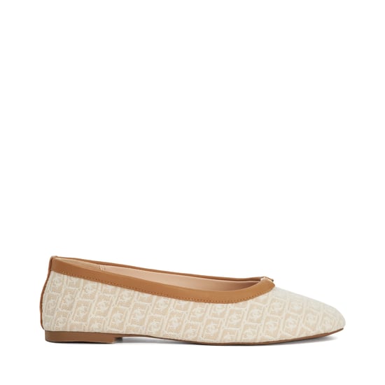 Dune Ladies Honestly - Monogrammed Logo Trim Ballet Flats - Image 2