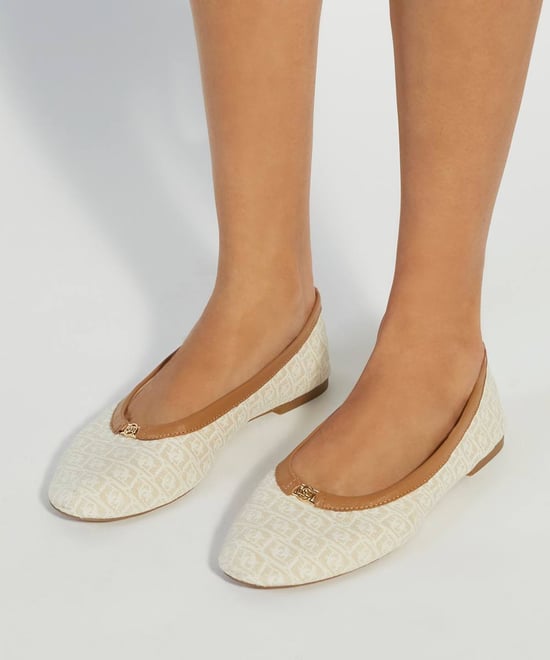 Dune Ladies Honestly - Monogrammed Logo Trim Ballet Flats - Image 3