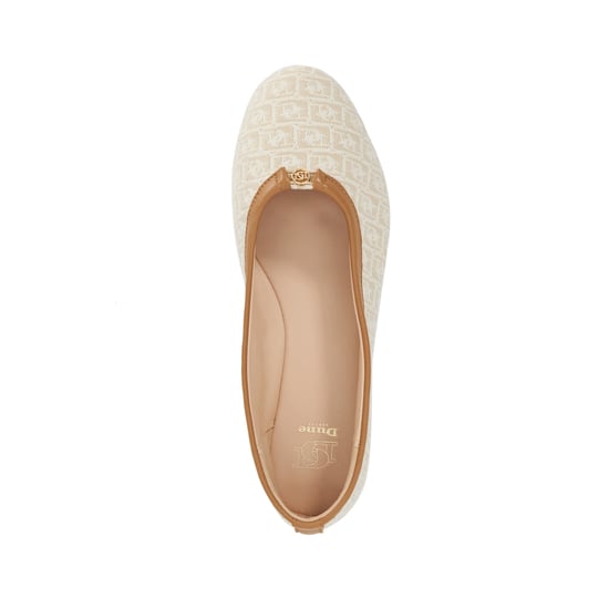Dune Ladies Honestly - Monogrammed Logo Trim Ballet Flats - Image 4