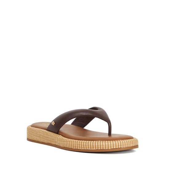 Dune Ladies Laike - Wedge Heel Toe Post Sandals - Image 1