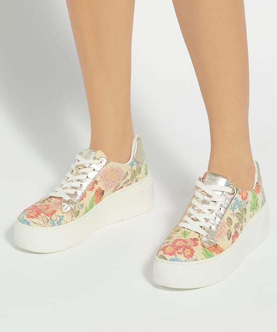 Dune Ladies Episode 2 - Lace Up Flatform Trainers - Image 3