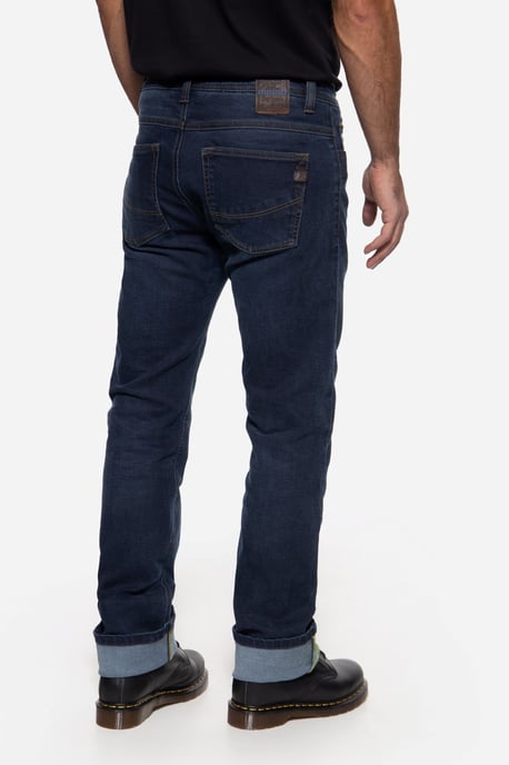King Kerosin Herren Motorradjeans Kustombuilt - Motor Gear dunkelblau - Image 2