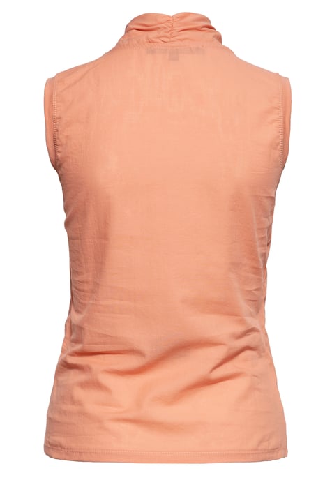 Amor, Truth & Trust Damen Ärmellose Wickelbluse pfirsich - Image 2