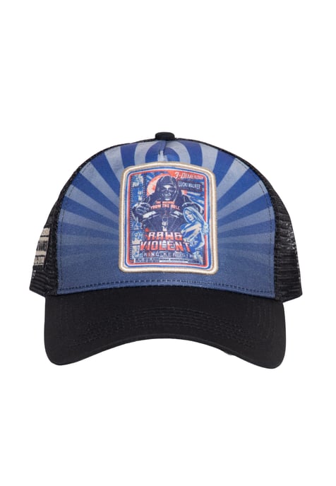 King Kerosin Herren Trucker Cap Raw & Violent blau - Image 2