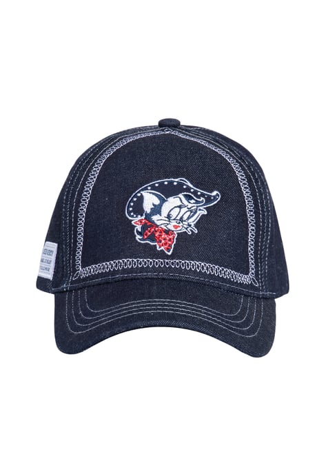 Queen Kerosin Damen Trucker Cap Rebel At Heart Texas Pride blau - Image 2