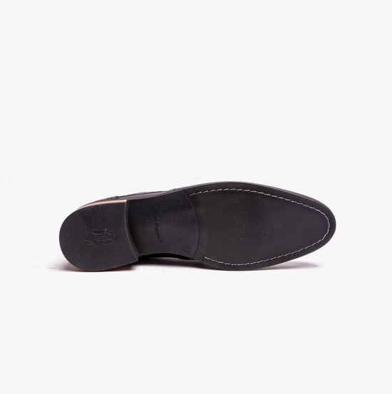 Hush Puppies Dustin Mens Brogue Shoes Black - Image 5