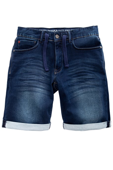 Akito Tanaka Herren AKITO TANAKA Herren Jogg Shorts im Denim-Look dunkelblau - Image 1