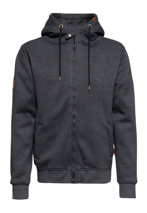 King Kerosin Herren Outdoor Sweatjacke K.K. Adventure Gear grau - Image 1